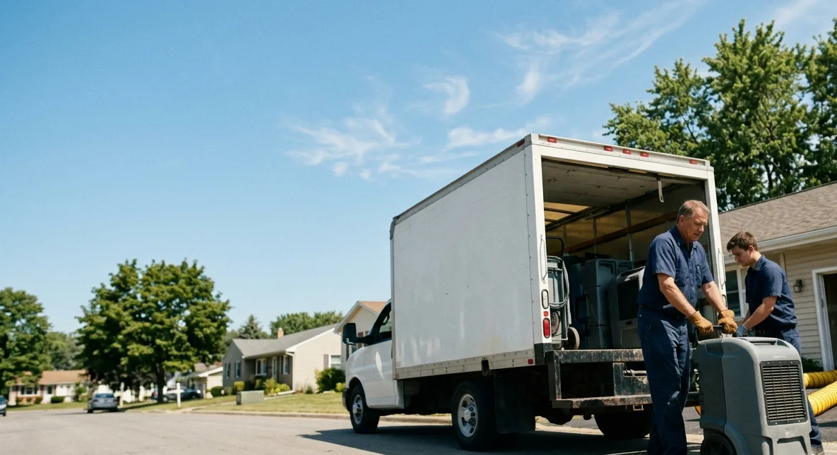 Water Damage Cleanup in Huntsville, OH near me